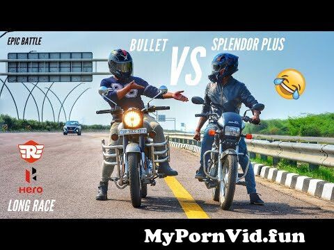 Royal Enfield Bullet 350 Vs Hero Splendor Plus | Epic Race 🤣 | First Time In youtube | Ksc Vlogs from cg dehati blood first time sex videorun Video Screenshot Preview hqdefault