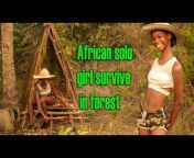 African girls camping