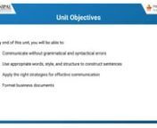 Unit 2 - Message Content Structure Style - Dr Sudh Tiwari - 5th January 2020
