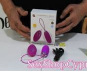 Pretty Love Jenny USB Rechargeable 12 Speed Waterproof vibrating Remote Controlled Egg BI-014362W-9. Visit our website https://sexshopcyprus.com.cy/en/pretty-love-jenny-egg-remote-vibrator
