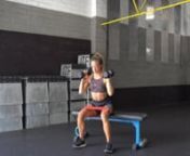 Banded + Weighted Sit to Squat from squat