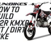 Technical Help: How to Build the M2R Racing KMXR Range of Dirt and Pit BikesnnTools needed for this build are:nSprockets or Spanners sized: 8, 10, 12, 13, 14, 17, and 19.nHex Keys sized: 5 and 6.nA Phillips screwdriver. nWe also recommend using Stud Lock.nnThis Bike can be purchased from https://www.funbikes.co.uk