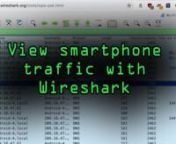 How to Use Wireshark to See Phone TrafficnFull Tutorial: https://nulb.app/z4m2tnSubscribe to Null Byte: https://vimeo.com/channels/nullbytenSubscribe to WonderHowTo: https://vimeo.com/wonderhowtonKody&#39;s Twitter: https://twitter.com/KodyKinziennCyber Weapons Lab, Episode 131nnEver wonder what someone across the room is doing on their phone? With Wireshark, a pentester, white hat hacker, etc. can analyze the packets flowing through a network and provide an alarming amount of information about a t