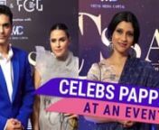 Neha Dhupia ,Angad Bedi and Konkona Sen sharmalooked glamorous at the Critics choice awards and made their presence note worthy while interacting with the media about the event.
