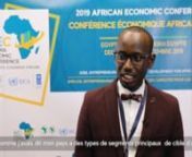 AEC 2019: Mr. Benjamin Karenzi Youth leader CEO Robotical Africa Rwanda from karenzi