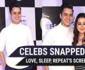 Love, Sleep, Repeat is an upcoming web series on ZEE5 adapted from Anmol Rana’s best-selling novel 7 Days Without You. Anshuman Malhotra, Priyal Gor, Raima Sen, Priya Banerjee, Harshadaa Vijay, Teena Singh, Puneesh Sharma amongst others are the cast of the same. Recently the whole cast was seen together at a special screening of the web series.