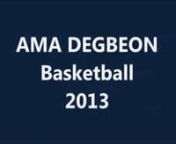 #15 Ama Degbeon n* FIBA U18 Statistics 2013:n29.3 MPG, 12.9 PPG, 9.9 RPGn7 GP-7 GS, 53.2% FGPCT, 70.6% FTPCTn22 OREB, 47 DREB, 3 DOUBLE-DOUBLESnn* DOB: 16 December 1995n* Nationality: Germann* Height: 6-2n* Position: Power Forwardn* HS Class 2014: NCAA1 Florida State Seminoles signeen* Current Teams: BC Pharmaserv Marburg (D1), Bender Baskets Gruenberg (D2)n* Germany Junior National Team: 51 games (2011-13)n* Germany Senior National Team: 7 games (2013)n* http://degbeonbasketball.wordpress.comnn