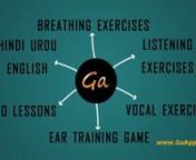 Website: http://www.gaapp.co.uknFacebook: https://www.facebook.com/Learn.How.To.Sing.GannGa iPhone/Android App, contains easy and affordable voice lessons to help you become a singing sensation. Step by step video instructions/Exercises How to Sing with power, resonance and on right pitch. Video instructions are in Hindi/Urdu with written English description.nnnnnnnWarm Up Exercises, Singing lessons, How to Sing techniques, Voice Lessons, Sing Sing Sing, Learn to Sing, Vocal Lessons, Karaoke, Br