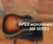 We recorded this video using the Apex 540, 550, and 580 directly into a Zoom H6, approximately a foot away from the 12th fret of a Gibson J45.nnNo reviews are perfect, and circumstances differ from take to take, but we think this video gives you a fair way to compare and contrast between the models.nnThanks to @mixedbykevin, @CapacityAV, and @LongMcQuade [Burlington].nnlong-mcquade.comnapexelectronics.com