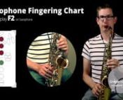 Complete saxophone fingering chart from http://saxhub.com.nnLearn how to play every note on saxophone through the online sax school showing you how to finger the notes on saxophone. Visit:http://saxhub.com