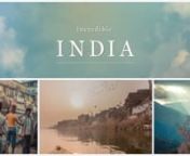 Narrated by a local priest, Incredible India explores the culture, spirituality and people that make India such a remarkable country to travel. nnThis short film was shot across Northern India via railway from Kolkata in West Bengal to the Land of the Kings in Rajasthan.nnMusic:nBy The Kiss: M83nPrologue - Birth: AudiomachinenCharu&#39;s Theme: Satyajit RaynnCreated by: Andrew Kirkby