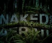 Title graphics I created for Discovery Channel&#39;s Naked and Afraid Halloween Special.
