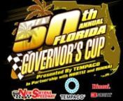 The 50th running of the Governor’s Cup presented by Tempaco in partnership with Noritz and Rinnai will take place Sunday November 15th at 2 pm. Top prize is &#36;15,000 to win. Fastest Qualifier Award by Progressive Racing Engines is &#36;500 cash. There will also be a Miller Welders Hard Charger Award of &#36;500 in products. A Sportsman 50 lap event will take place Sunday after the Governor’s Cup Super Late Model 200.nThe Prelude to the Cup is Saturday night with a full slate of racing. The PPG Pro La