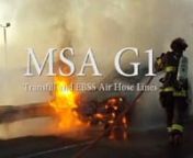 The use of the emergency air lines that accompany an MSA G1 SCBA.