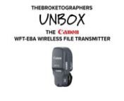 We just picked up this ridiculously overpriced WFT-E8A Wireless Dongle for our Canon 1DX Mark II Cameras. Check it out!nnKeep up with us! We&#39;re happy to answer any gear-related or lighting questions you may have.nnhttp://www.thebroketographers.comnhttp://instagram.com/thebroketographersnhttp://twitter.com/thebroketogs