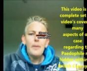 Case Evidence that statatory Matrix Protects the Paedo/Child Trafficing Industry via Care SystemnnIn &#39;99 I took on the case outlined here, only to learn how there appears to be a network within statory services and the Voluntary sector that is working to cover up abuse of Paedo networks of an international scale.nI have put together here 6 of 9 video&#39;s I made regarding the case and what was experienced. The case lasted 10 years, although for sure has not ended.nnIt involved &#123;-nn- Gang Stalkingnh
