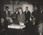 Members and leaders of the Church of God of Prophecy gather at the First Assembly House in Cherokee County, NC in January 1951 to commemorate the first assembly service. In this twenty-two minute presentation moderated by C.T. Davidson, you will see presentations by General Overseer MA Tomlinson, CR Payne, Ralph Scotton, LA Moxley, EH Griffith, Omar C. Lawson, DH Queener, TB Andrews, KW Bancroft, Grady Horner, JR Kinser, and LS Rhodes. Appearing also in the video are First Assembly delegate TN E