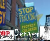 The protests — urging a faster shift to cleaner fuels to fight climate change — followed a two-day strategy summit that included work on a proposed Colorado ban on hydraulic fracturing, the technique used to extract oil and gas.nn