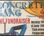 A look back at a great day - the Concrete Gang 3CR fundraiser at Palace Hotel on Monday 29 June (thank you RDOs!) Live music, great food and a huge contribution to keeping 3CR Community Radio on air!