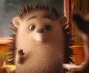 Directed by Kyra &amp; Constantin &#39;First Christmas&#39; is a love story told in beautiful animation with woodland characters spreading the message. We follow Henry the Hedgehog as he starts at a new school. His spikes make it hard for him to fit in but luckily he has a friend, Squirrel, looking out for him. The CGI animation has been given a truly unique tactile and fuzzy feel with Kyra &amp; Constantin telling the story of love through the adorable characters.
