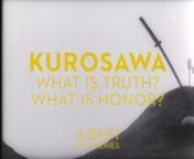 Kurosawa: What is Truth? What is Honor?nA BMFI Film SeriesnOft-imitated, never equaled, the films of Akira Kurosawa were key to the discovery of Japanese film in the West, establishing numerous genre templates, narrative strategies, and cinematic techniques. These are two of his best and most influential. nnRASHOMONn(NR) Japan – 1 hr 28 min – with subtitlesn1950 · d. Akira KurosawanStarring Toshiro Mifune, Machiko Kyo, Masayuki MorinnAt BMFI on Thursday, August 9, 2018 at 7:15 pm.nnA bandit