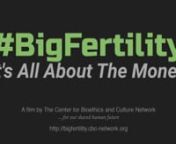Kelly Martinez served as a surrogate mother for three different couples and was threatened with financial ruin after nearly dying during her third surrogacy. But each of her surrogacy journeys had a price to pay. Kelly’s story exemplifies everything that is wrong with the distorted version of fertility medicine that is #BigFertility — a global industry that preys upon people in need. It truly is all about the money.nn----------------nn#BigFertility is one of the most important films you will