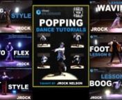 STYLES UPON STYLES: In Depth Popping Tutorials taught by JRock Nelson nnJRock has over 20 years of experience in the dance style known as Popping. Starting off as an underground battle champion in the style, JRock traveled the world competing against the best and learning directly from the creators of these Street Dance Styles. JRock has also had a long career working professionally in the industry as a Soloist, Choreographer, and Artistic Director for many projects. Featured in the movie Step U