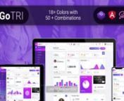 Download GoTRI Admin Dashboard HTML Bootstrap Angular 7 Starter Kit Template - https://1.envato.market/c/1299170/475676/4415?u=https://themeforest.net/item/gotri-admin-dashboard-html-bootstrap-angular-6-template/22822073?s_rank=419?ref=motionstop nn GoTRI is responsive HTML template for admin enterprise and non-enterprise mobile application Development. We have created pure HTML and CSS template with based on Bootstrap 4.1.3 framework. We continuously updating template with the framework update.