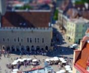 Enjoy to see the Tallinn city from a whole new perspective! nnThis short film was filmed and produced by photograph Andrew Bodrov in July, 2010. nnShot on an Canon 5D Mark II and handmade tilt-shift lens. Soundtrack: Halliste Pillilugu, Saaja Lugu, Hiiu Valss by Johannes Taul and Ants Taul.