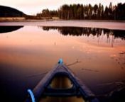 A Canoeing Beaver Safarinin sunset liquified colors nstreaming my mind so deepnin the last wilderness of Europe.nnwww.freeairadventure.com