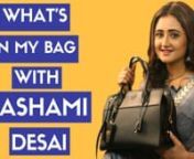 As Rashami Desai was waiting in between shots she gave us peek into what is inside her a, from her music to her makeup favourites and perfume that she also uses as a hand sanitizers, watch on for a peek into her bag. nnRashami Desai is an Indian television actress. She is best known for playing the role of Tapasya Raghuvendra Pratap Rathore in the popular television soap opera, Uttaran on Colors, for which she bagged many awards as well. nnSubscribe: https://www.youtube.com/pinkvilla
