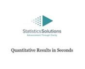 During this must-see webinar, Jeanine Glase, VP of Consulting, walks you through the simple steps of using Intellectus Statistics to generate your chapter 4 in just a few seconds. Jeanine will took questions throughout. nnThis is a must see webinar for all graduate students. Our experience with over 5,000 dissertations will provide you expert guidance and support so that the inevitable rocks in your research road will become steppingstones towards your dissertation completion rather than stumbli