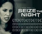 SEIZE THE NIGHT is a high octane horror/sci-fi thrill ride from independent British filmmaker Emma Dark.nnAfter escaping from a secret government bio-research compound renegade vampire assassin Eva (Emma Dark) is hell bent on revenge. Receiving a tip off from the mysterious Dante (Anthony Ilott, Wrong Turn 6: Last Resort) she meets with arms dealer Joe (Paul Ewen, Cockneys vs Zombies) who informs her that an enemy is hot on her tail. Eva hunts the hunter and encounters a team of werewolves, led
