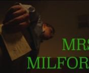 A greedy young scammer is taught a tough lesson by his latest mark, Mrs. Milford. nnSIN: GreednSINFUL: A Horror Anthology nhttp://youtu.be/aFXuZ1shiGMnnMrs. Milford is a part of SINFUL, a horror anthology made up of 7 short films, each representing one of the seven deadly sins. Be sure to check out the other amazing films.
