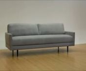 Tango 3M sleeper sofa, fabric: Ecco Fleece 121 Silver from 121 tango