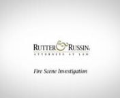 Rutter & Russin – Fire Scene Investigation from russin