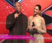 Watch- Vin Diesel kisses Deepika Padukone at the xXx press conference! from xxx xx x x x