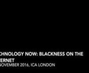 https://www.ica.org.uk/whats-on/technology-now-blackness-internetnnwww.legacyrussell.com/NO-ANGELnn--nnCurator and writer Legacy Russell leads a panel discussion examining the question: what freedoms can be found in the ‘publics’ realised via the digital for bodies of colour? This panel will build connections between ongoing conversations both within and outside of the UK regarding blackness and the material of the internet. Speakers include academic Rizvana Bradley, writer and curator Taylo