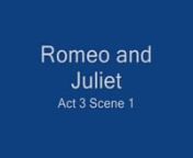 Short clip from 1978 BBC TV Production of Romeo and Juliet. Mercutio, Benvolio, and Tybalt banter before the fray.nnHow to start a fight in Elizabethan England.