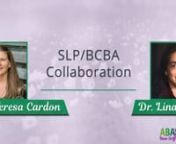 Dr. Lina Slim and Dr. Teresa Cardon, SLP and BCBA-Ds are apart of the small community of dual certified therapists. For those who aren’t dual certified, there can be a lot of barriers to collaborating between the fields. We discuss some of these barriers, how to find solutions, and just how important collaboration is for the field and for the health and education benefit of our clients.