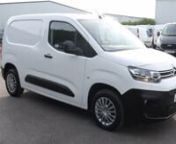 2019 (69) CITROEN BERLINGO BLUE 650 ENTERPRISE S/S M L1 SWB VAN - 1.6HDI, [EU 6], 75BHP, D.A.B Radio, U.S.B, Touch Screen Media, Apple Carplay, Android, BLUETOOTH HANDSFREE, AIR CONDITIONING, CRUISE CONTROL, Stop Start, Auto Lights / Wipers, Electric Windows, Electric Heated Mirrors, Remote Central Locking, Spare Key, 3 X Seats, Side Load Door, GLAZED BARN REAR DOORS, Heated Rear Window, Ply Lined, Steel Bulkhead With Flap, Front Fog Lights, Running Lights, Reverse Parking Sensors, MAIN DEALER S