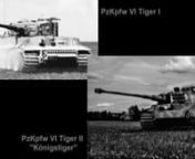 Rare WW2 Footage - PzKpfw VI Tiger I + II - No Music, Pure Sound from ww vi