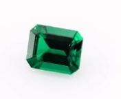 1.31 carat,Green, COLOMBIAN Emerald, Emerald Shape, No Oil, SSEF &amp; GGTL, SKU 567421