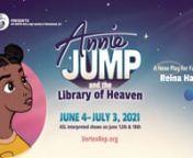 Presented by The VORTEX, Six Square Austin’s Black Cultural Center, and the George Washington Carver Museum, Cultural, and Genealogy CenternnA National New Play Network Rolling World PremierennThe VORTEX presents the National New Play Network Rolling World Premiere of Annie Jump and the Library of Heaven for 5 weeks, opening Friday, June 4, 2021. nn“. . . a stellar evening of theatre that takes the best elements of contemporary cultural references, social media, and pop science and turns the