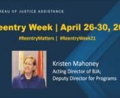 Welcome to Reentry Week 2021! Learn more at reentry week.org