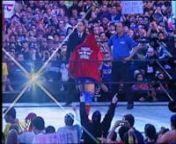 Kurt Angle vs Brock Lesnar Wrestlemania 19 Entrances from brock lesnar