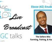 Watch as Ekeze (KZ) Enubuzor shares a motivational talk The Sellers Mix: Farming, Fishing,Farming, Fishing,with business partner, Patrick Keane. This opportunity was short lived, due to the cost of starting a business and taking care of a young family.nnEkeze entered back into corporate America working at Charter Spectrum as an Enterprise Account Executive, representing their Fiber-Optic data medium and OTT services. He achieved success by consulting with his C-level client base, and providi