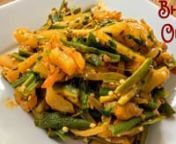 Make Okra with Potatoes! A Unique &amp; Delicious Combination of Bhindi and Aalu. Kids &amp; Adults will surely Love it.