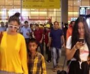 Throwback: When Kajol with daughter Nysa and Yug were snapped at the airport. It was the time of new beginnings, and Kajol with her family had returned back to the bay after ringing in New Year in Thailand. All of them were dressed in relaxed casuals. While Kajol was wearing a bright yellow top with striped palazzos, Ajay sported camouflage trousers with a white shirt. Nysa looked pretty in a simple white tee and black shorts and Yug teased the paps with his cute antics. Kajol was a little ahead