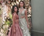 Tara and Pia Sutaria&#39;s splendid desi looks at a wedding reception prove they are the new stylish sister duo in town. Tara Sutaria who is just 2 films old has a huge fan following due to her talent, beauty and impeccable sense of style. On the work front, Tara will be next seen in the movie Tadap which is also the debut of Ahan Shetty. In this throwback video from Armaan Jain&#39;s wedding reception, Tara Sutaria is seen with her twin sister Pia Sutaria. The duo looked stunning in their amazing desig
